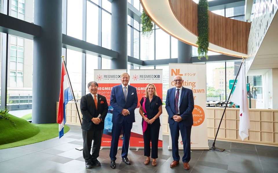 RegMed XB CEO Bernard Mulder had the honor of meeting His Majesty King Willem-Alexander